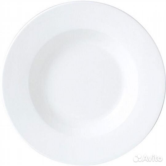 Тарелка для пасты «Симплисити Вайт»; фарфор; 500мл