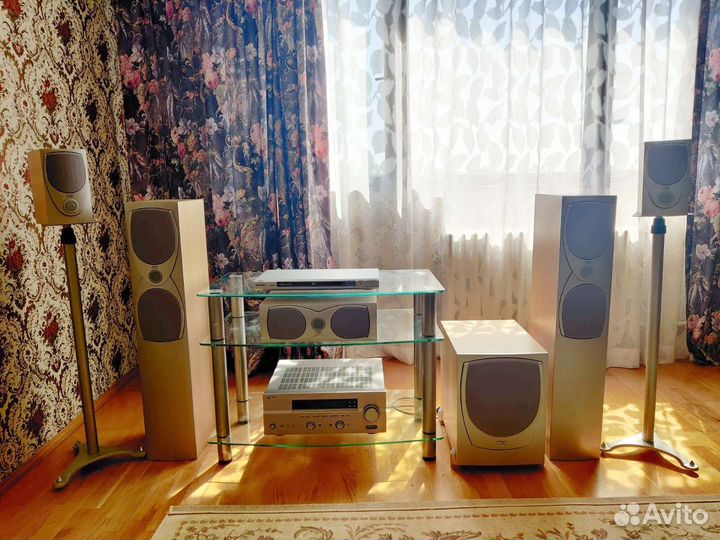 Домашний кинотеатр heco и Ресивер yamaha RX-V550