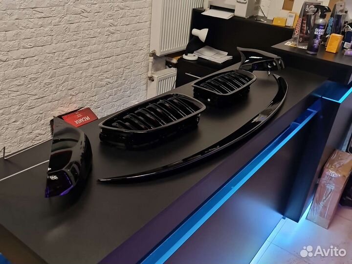 BMW F10 M performance решетки спойлера накладки