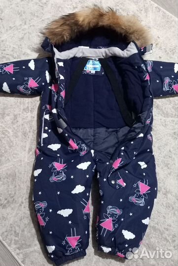 Зимний комбинезон для девочки lassie 98