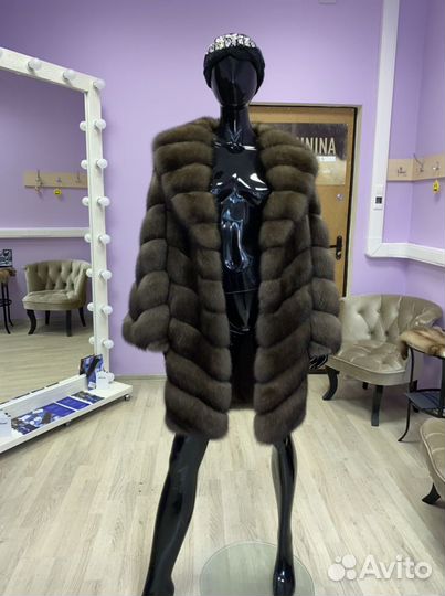 Шуба из баргузинского соболя