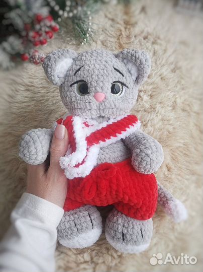 Мягкие игрушки Котенок ручной работы