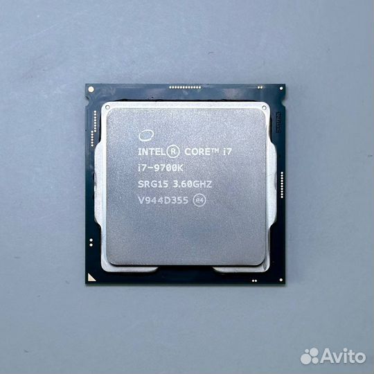 Процессор intel core i7 9700K Сокет 1151v2