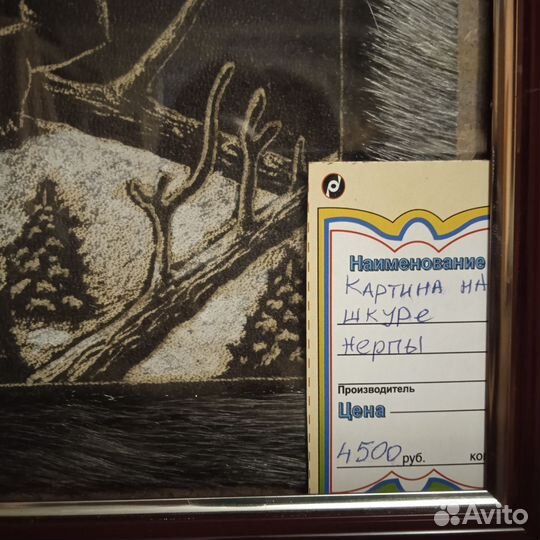 Гравюра на шкуре нерпы