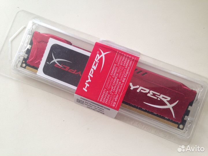 Модуль памяти Kingston HyperX fury hx318c10fr/8