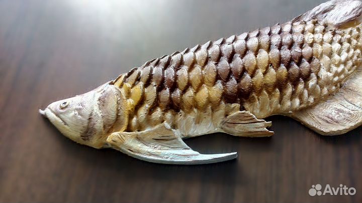 Декоративная рыба, барельеф 31 см. Ручная роспись