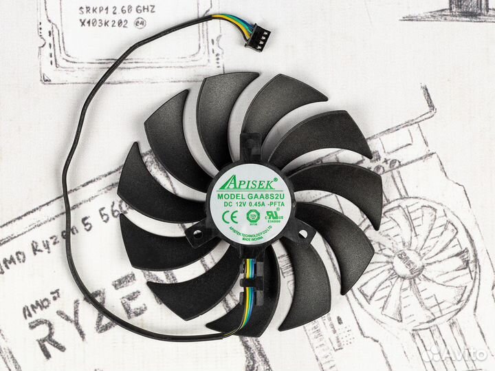 Вентилятор для видеокарты Zotac gaming Twin Edge