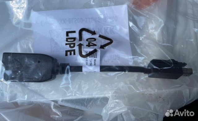 Адаптер Dell mini DisplayPort (m) в DisplayPort