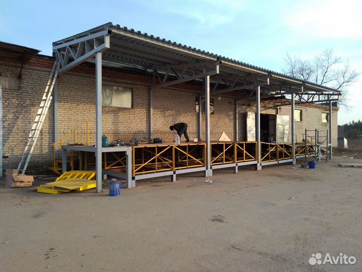 Пандусы. Рампы. Эстакады. Площадки складские