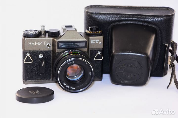 Зенит ет редкий цвет пленочная зеркалка СССР