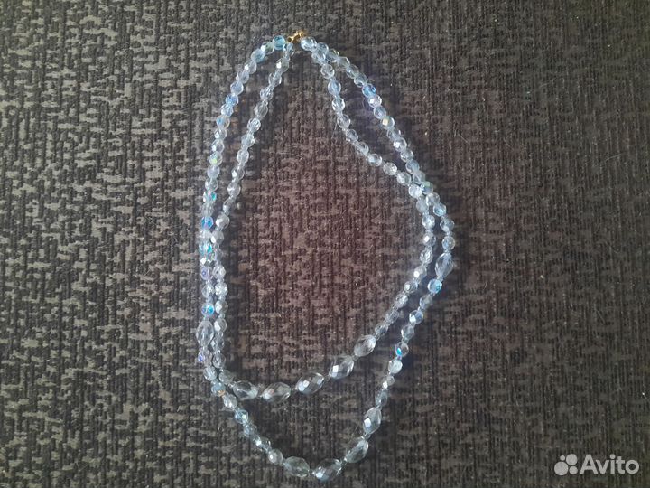 Бусы чешские винтажные