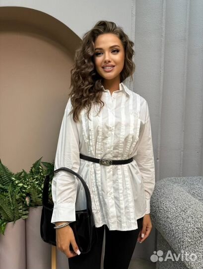 Рубашка удлиненная miu miu