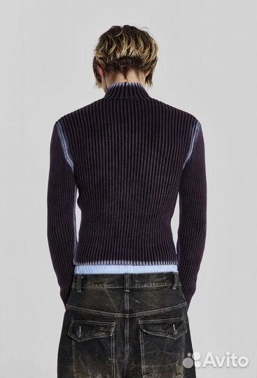 Свитер Jaded London Purple Lucid Knit Track Top