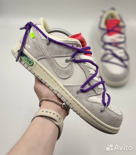 Кроссовки Nike Dunk Low x Off-White