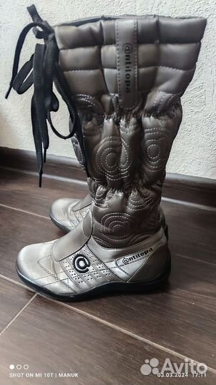 Сапоги antilopa 33 размер 21 см