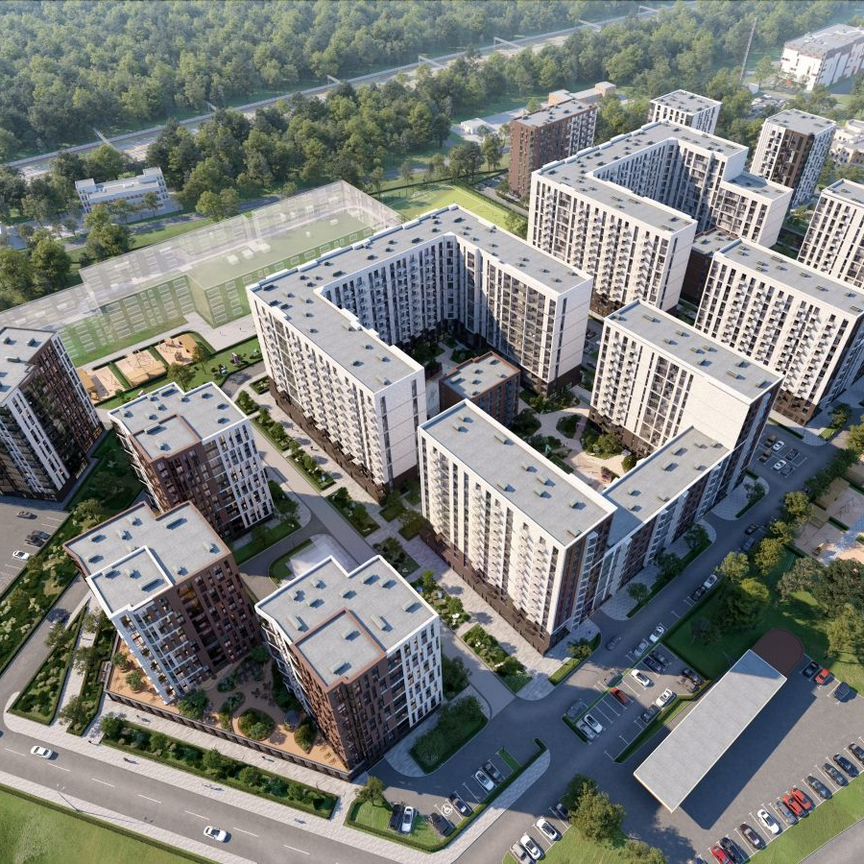 2-к. квартира, 59,4 м², 6/13 эт.