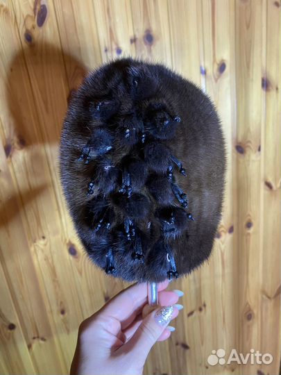 Шапка натуральная норка