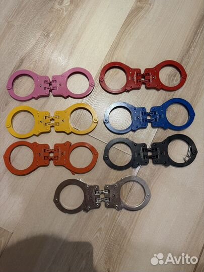 Наручники США Peerless жесткая сцепка (конвойные)