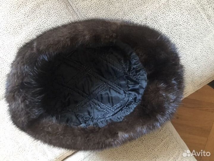 Норковая шапка мужская