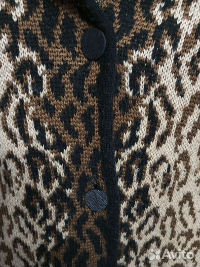 Пальто женское вязаное, 54-56 р