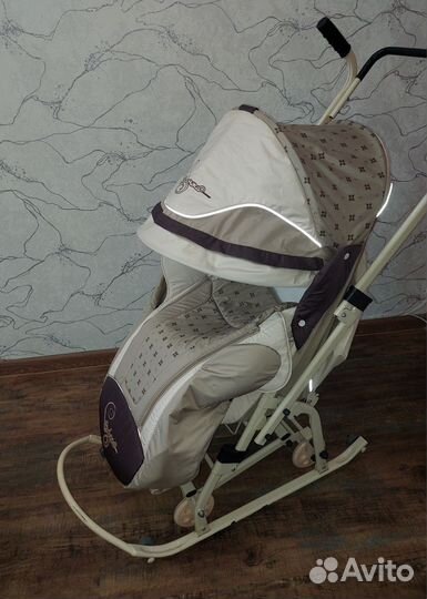 Детские санки коляска бу