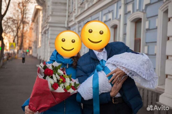 Плед на выписку из роддома