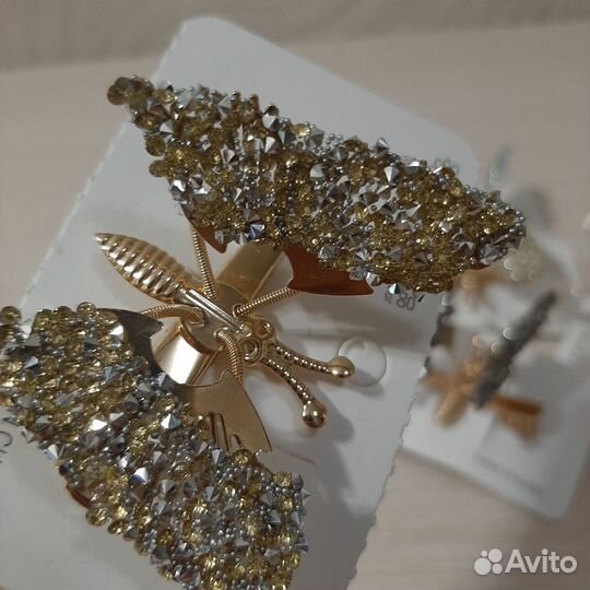 Заколка для волос бабочки