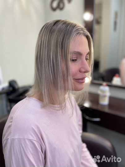 Окрашивание волос, стрижки