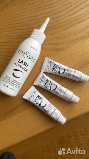 Набор бровиста. Краски и окислитель Levissim