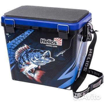 Ящик рыб.зимний ICE fishing односекц/ синий Helios