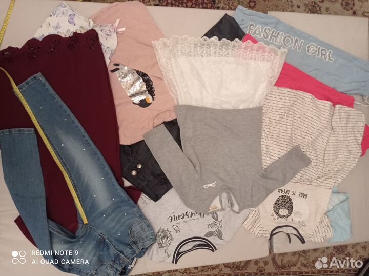 Вещи пакетом на девочку 122-128