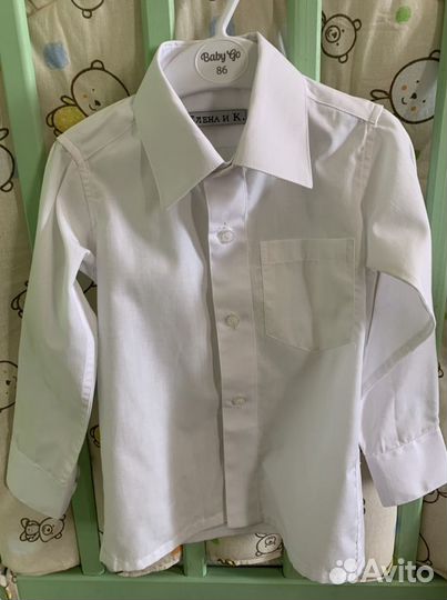 Рубашка белая новая