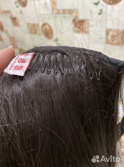 Искусственные волосы в хвосте