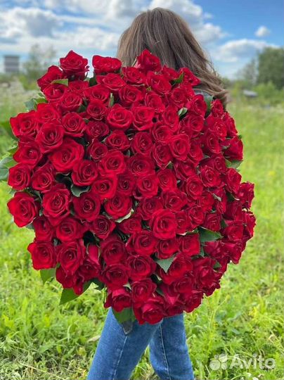 101 роза. Доставка цветов по Новосибирску