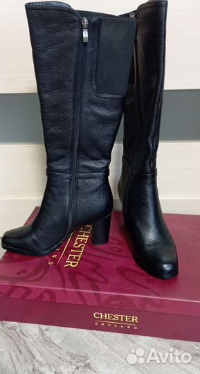 Сапоги женские демисезонные натуральная кожа