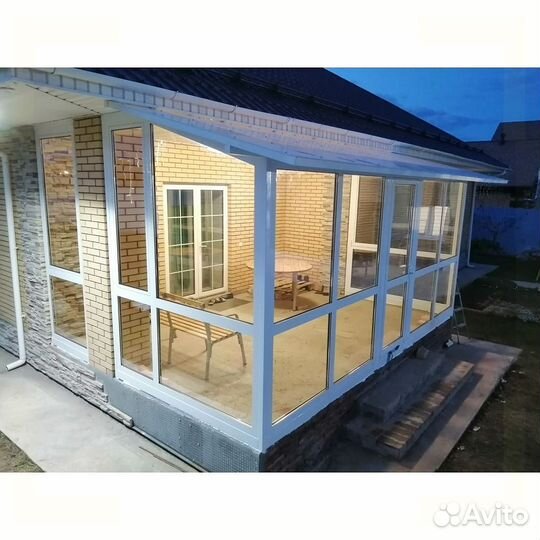 Алюминиевые окна на балкон