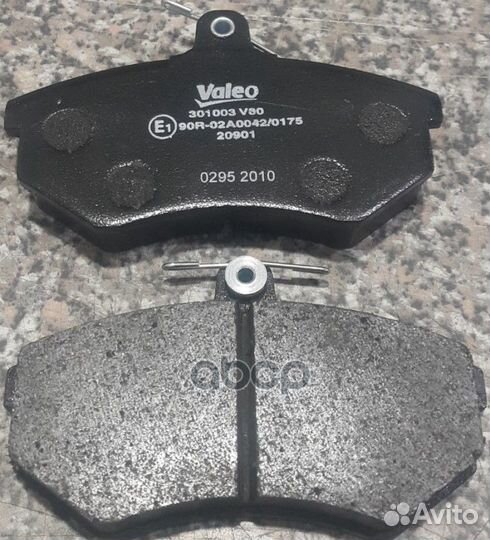 Колодки тормозные (взамен 598017) 301003 Valeo