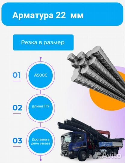 Арматура 22мм