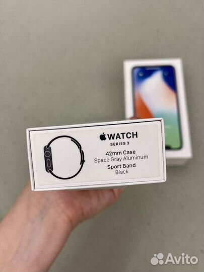 Коробка от Apple Watch series 3 42 mm