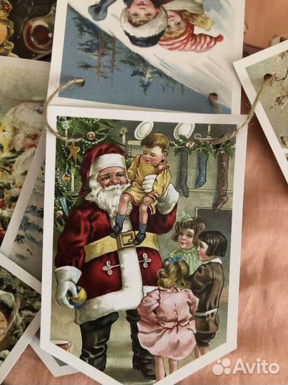 Гирлянда новогодняя винтаж