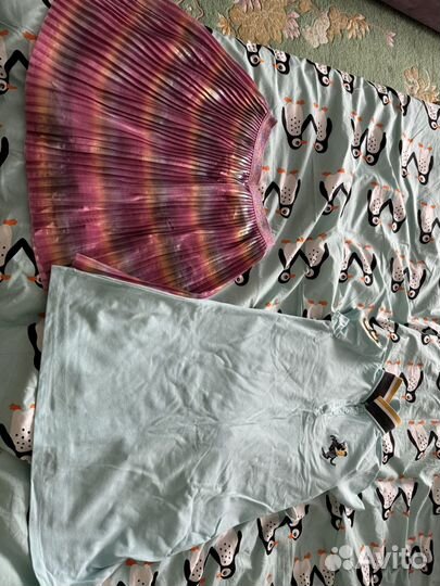 Комплект юбка и платье для девочки