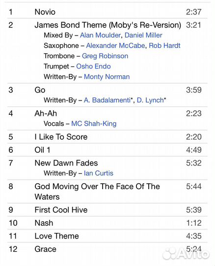 Moby - I Like To Score CD Rus