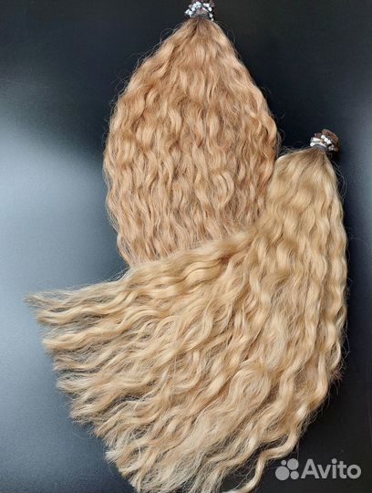 Волосы для наращивания Exclusive +, кудри, опт