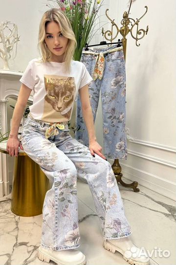 Джинсы Miss bonbon Италия