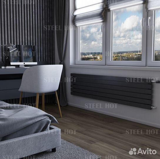 Вертикальный трубчатый радиатор Steel от завода