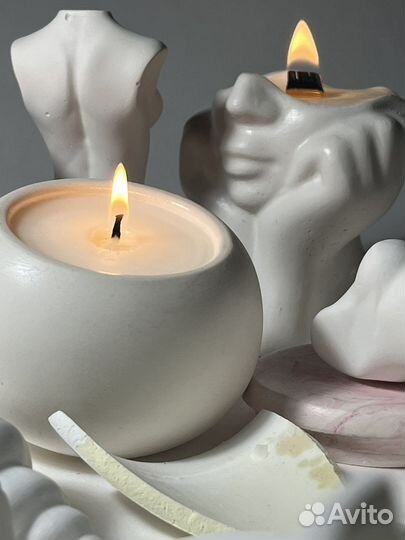 Гипсовые подставки/кашпо