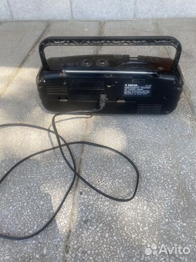 Приемник и магнитофон