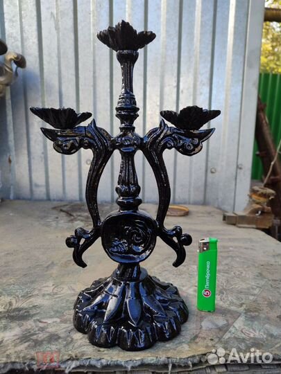 Подсвечник чугун Уфа редкий