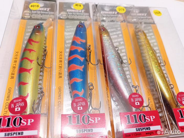 Воблер на щуку orbit 110sp 28 топовых цветов