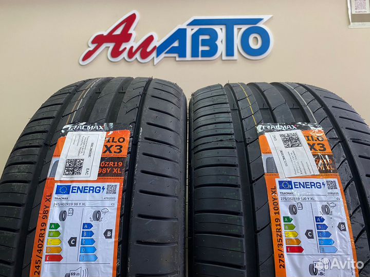 Tracmax X-Privilo TX3 245/40 R19 и 275/35 R19 100Y